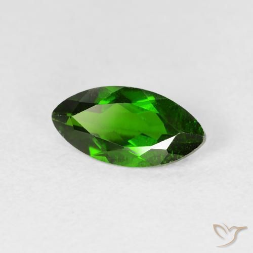 1.23캐럿 천연 Medium Dark-Green 크롬 디옵사이드, 보석, VS-SI