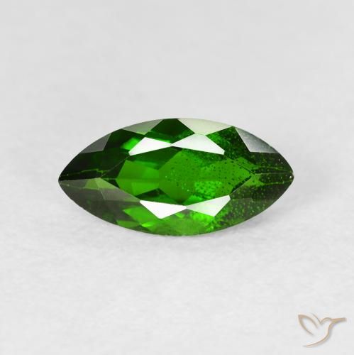 1.28ct 자연스러운 Medium Dark-Green 크롬 디옵사이드, 보석, VS-SI