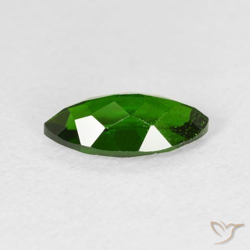 1.28캐럿 천연 Medium Dark-Green 크롬 디옵사이드, 보석, VS-SI
