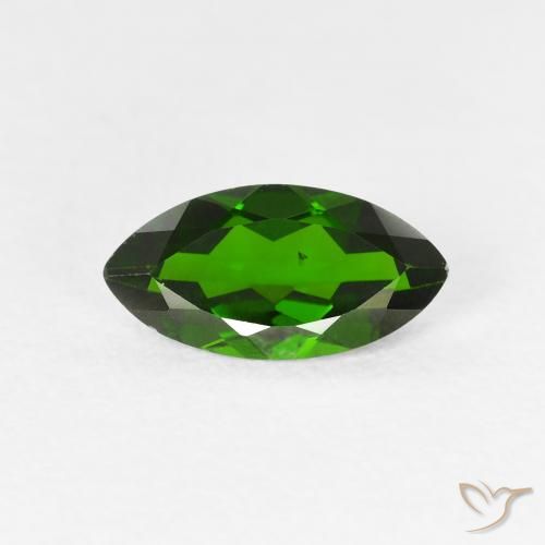 1.18ct 자연스러운 Medium Dark-Green 크롬 디옵사이드, 보석, VS-SI