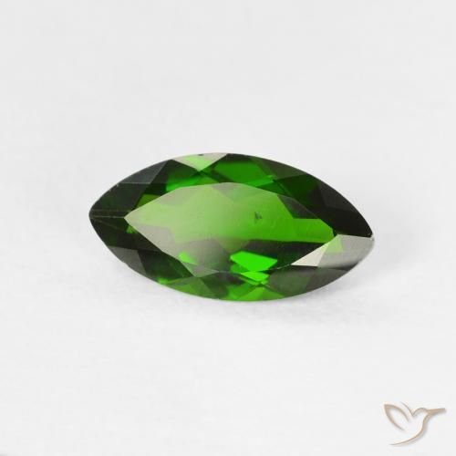 1.18캐럿 천연 Medium Dark-Green 크롬 디옵사이드, 보석, VS-SI