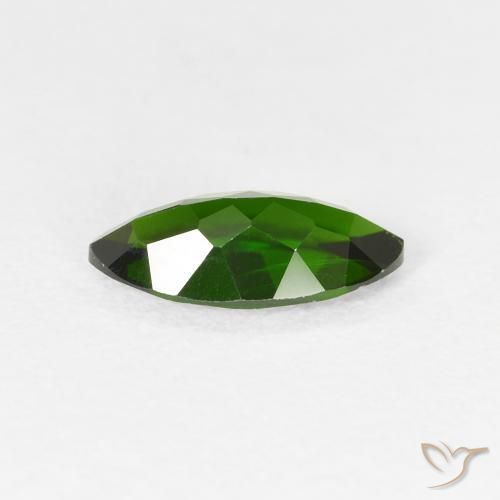 1.18캐럿 천연 Medium Dark-Green 크롬 디옵사이드, 보석, VS-SI