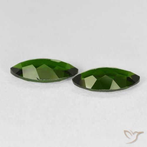 2.35캐럿 천연 Medium Dark-Green 크롬 디옵사이드 보석, 보석, VS-SI