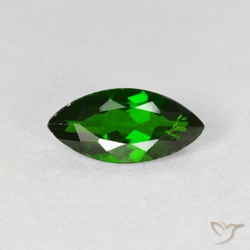 1.13ct 자연스러운 Medium Dark-Green 크롬 디옵사이드, 보석, VS-SI