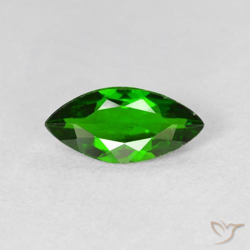 1.08ct 자연스러운 밝은 포레스트 그린 크롬 디옵사이드, 보석, VS-SI