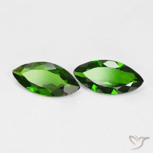 1.67캐럿 천연 Medium Dark-Green 크롬 디옵사이드 보석, 보석, VS