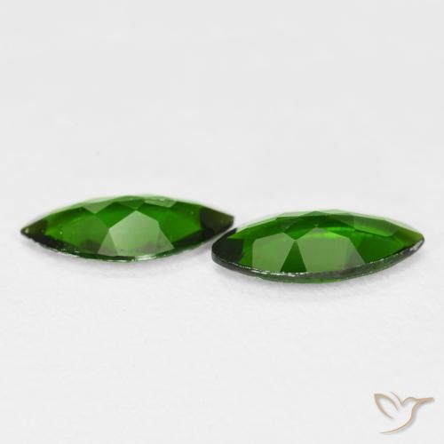 1.67캐럿 천연 Medium Dark-Green 크롬 디옵사이드 보석, 보석, VS