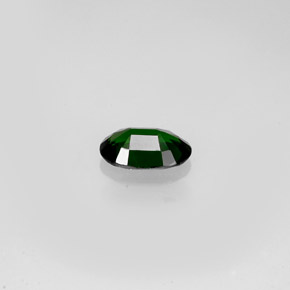 0.36캐럿 천연 그린 크롬 투르말린, 타원형 컷, 5.9×4 mm, VVS-VS