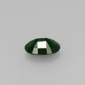 0.41캐럿 천연 그린 크롬 투르말린, 타원형 컷, 5.9×4.1 mm, VS