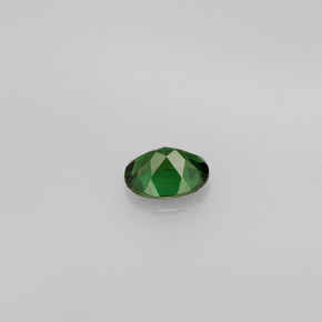0.34캐럿 천연 그린 크롬 투르말린, 타원형 컷, 5.2×4 mm, VVS-VS