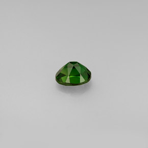 0.42캐럿 천연 그린 크롬 투르말린, 타원형 컷, 5.2×4 mm, VVS-VS
