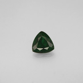 0.27캐럿 천연 그린 크롬 투르말린, 트릴리언, 4.6×4.5 mm, VVS-VS