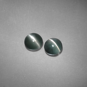 캐럿 천연 그린 Chrysoberyl Cat's Eye 보석, 투명한, 3.90 mm, 투명/반투명