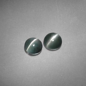 캐럿 천연 그린 Chrysoberyl Cat's Eye 보석, 투명한, 3.90 mm, 투명/반투명