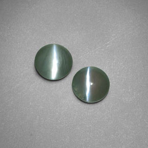캐럿 천연 그린 Chrysoberyl Cat's Eye 보석, 투명한, 4.40 mm, 투명/반투명