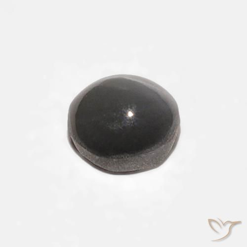 0.38캐럿 천연 매우 밝은 회색 크리소베릴 캣츠아이, 타원형, 불투명체