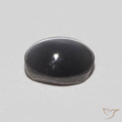 0.30캐럿 천연 미디엄 그레이 크리소베릴 캣츠아이, 타원형, 불투명체