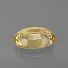 2.15캐럿 천연 레몬 크리소베릴, 타원형 컷, 9.2×6.8 mm, VS-SI