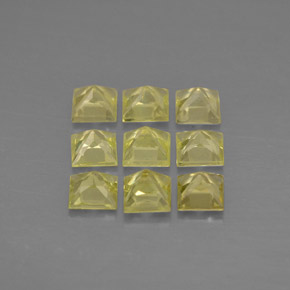캐럿 천연 레몬 크리소베릴 보석, 스퀘어, 3.4×3.4 mm, VVS-VS