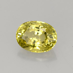 2.49캐럿 천연 녹빛 골든 크리소베릴, 타원형 컷, 9.2×7 mm, VS