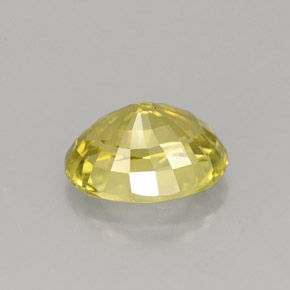 2.49캐럿 천연 녹빛 골든 크리소베릴, 타원형 컷, 9.2×7 mm, VS
