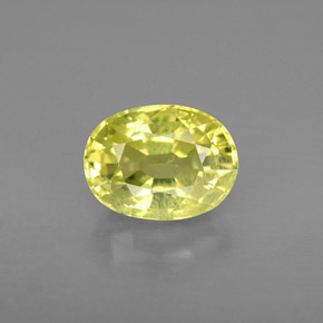 2.55캐럿 천연 녹빛 골든 크리소베릴, 타원형 컷, 9.1×6.8 mm, VS