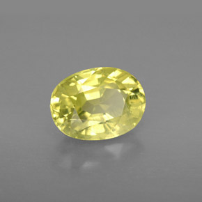 2.55캐럿 천연 녹빛 골든 크리소베릴, 타원형 컷, 9.1×6.8 mm, VS