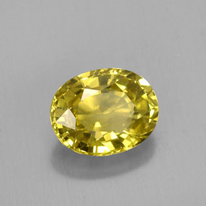 1.58캐럿 천연 녹빛 골든 크리소베릴, 타원형 컷, 7.8×6.1 mm, VVS