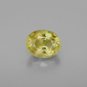 1.94캐럿 천연 녹빛 골든 크리소베릴, 타원형 컷, 8.1×6.5 mm, VS