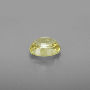 1.27캐럿 천연 녹빛 골든 크리소베릴, 타원형 컷, 7.2×5.6 mm, VVS