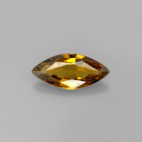 1.14캐럿 천연 갈색빛 골든 크리소베릴, 마퀴즈, 10.8×5 mm, VVS-VS
