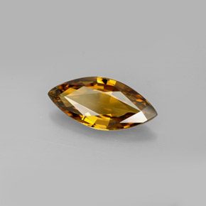 1.14캐럿 천연 갈색빛 골든 크리소베릴, 마퀴즈, 10.8×5 mm, VVS-VS