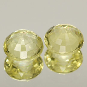 캐럿 천연 생기 있는 그린 크리소베릴 보석, 라운드 컷, 4.92 mm, IF