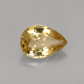 0.87캐럿 천연 골든 크리소베릴, 배 모양, 7.3×5.1 mm, VVS-VS