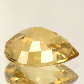 1.63캐럿 천연 골든 크리소베릴, 배 모양, 8.8×6.5 mm, VVS