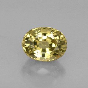 0.81캐럿 천연 녹빛 골든 크리소베릴, 타원형 컷, 6.1×4.7 mm, VVS-VS