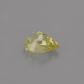0.68캐럿 천연 골든 그린 크리소베릴, 배 모양, 6.1×4.7 mm, IF