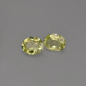 캐럿 천연 옐로우 그린 크리소베릴 보석, 타원형 컷, 5.1×4.1 mm, VVS-VS
