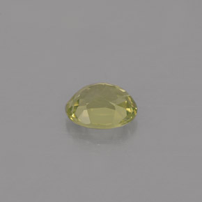 0.48캐럿 천연 옐로우 그린 크리소베릴, 타원형 컷, 5.1×4.2 mm, VVS-VS
