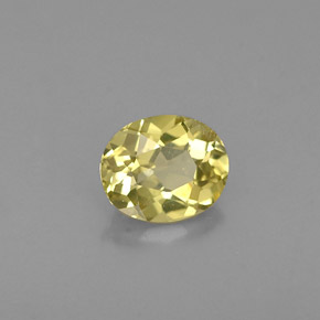 0.43캐럿 천연 녹빛 골든 크리소베릴, 타원형 컷, 5.1×4.2 mm, VS