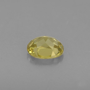 0.43캐럿 천연 녹빛 골든 크리소베릴, 타원형 컷, 5.1×4.2 mm, VS