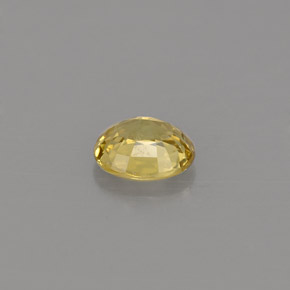 0.71캐럿 천연 골든 크리소베릴, 타원형 컷, 5.9×4.8 mm, VVS-VS