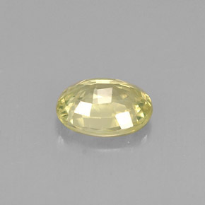 0.62캐럿 천연 녹빛 골든 크리소베릴, 타원형 컷, 6×4.5 mm, VS