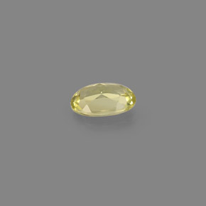 0.52캐럿 천연 녹빛 골든 크리소베릴, 타원형 컷, 6.2×4.2 mm, VVS