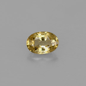 0.65캐럿 천연 골든 크리소베릴, 타원형 컷, 6.2×4.3 mm, VVS-VS