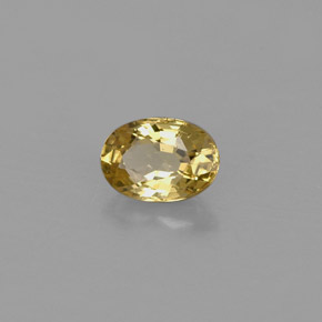 0.65캐럿 천연 골든 크리소베릴, 타원형 컷, 6.2×4.3 mm, VVS-VS