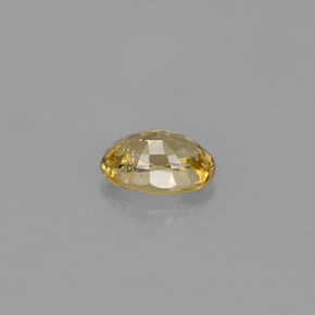 0.65캐럿 천연 골든 크리소베릴, 타원형 컷, 6.2×4.3 mm, VVS-VS