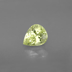 1.46캐럿 천연 골든 그린 크리소베릴, 배 모양, 7.4×6 mm, VVS-VS