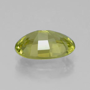 1.42캐럿 천연 녹빛 골든 크리소베릴, 타원형 컷, 8.5×5.8 mm, VVS-VS