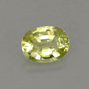 1.40캐럿 천연 녹빛 골든 크리소베릴, 타원형 컷, 7.8×5.8 mm, VVS-VS